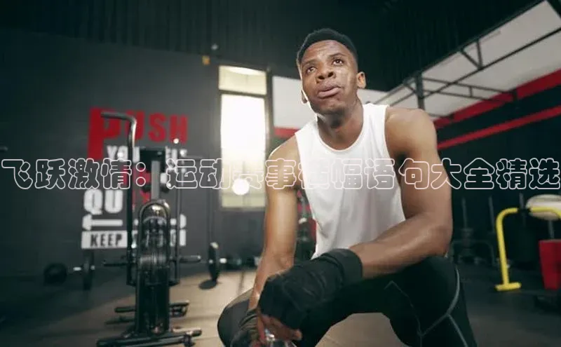 飞跃激情：运动赛事横幅语句大全精选